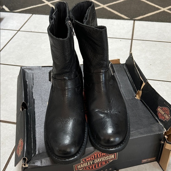 Harley Davidson Men's Motorcycle Boots New with box - Picture 2 of 7